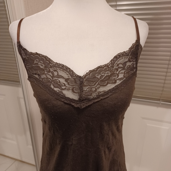 4/$30 Dark Brown Camisole - Size 8 - Picture 2 of 7